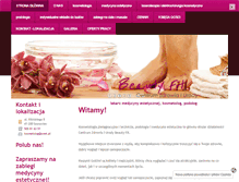Tablet Screenshot of beauty-fit.com.pl